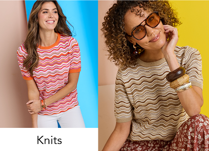 Short Sleeve Wave Design Jumper